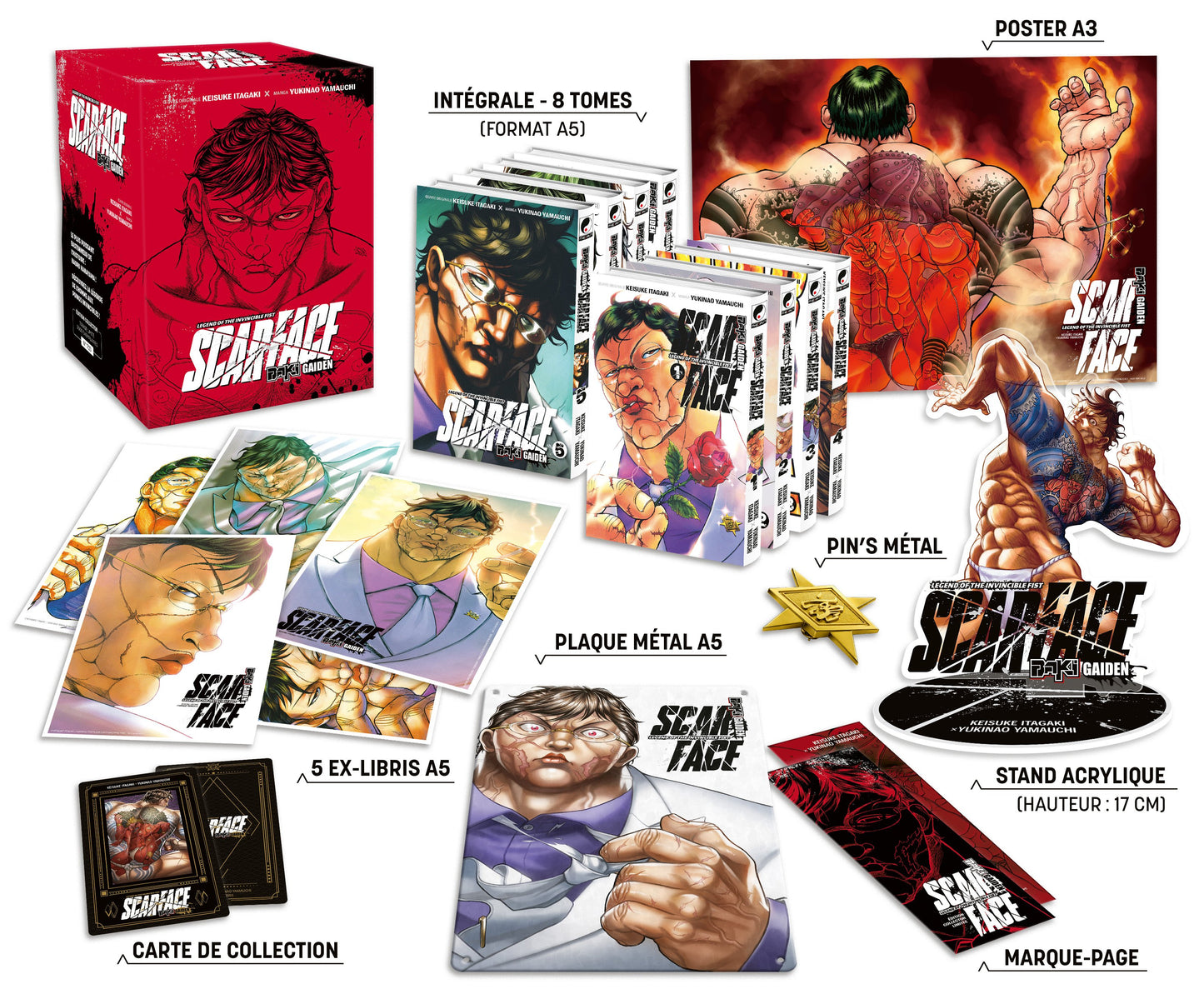 Baki Gaiden: Scarface - Intégrale - Coffret Édition limitée numérotée