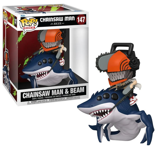 CHAINSAW MAN REZE - POP Ride DLX N° 147 - Chainsaw Man & Beam
