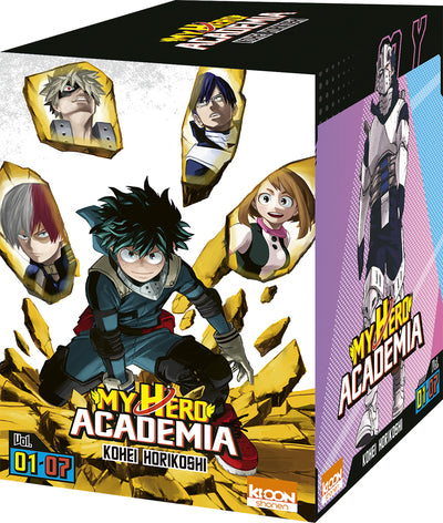 COFFRET INTEGRALE MY HERO ACADEMIA VOL. 1 A 7 PRECO > 05/10