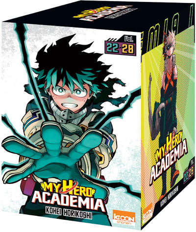 COFFRET INTEGRALE MY HERO ACADEMIA VOL. 22 A 28