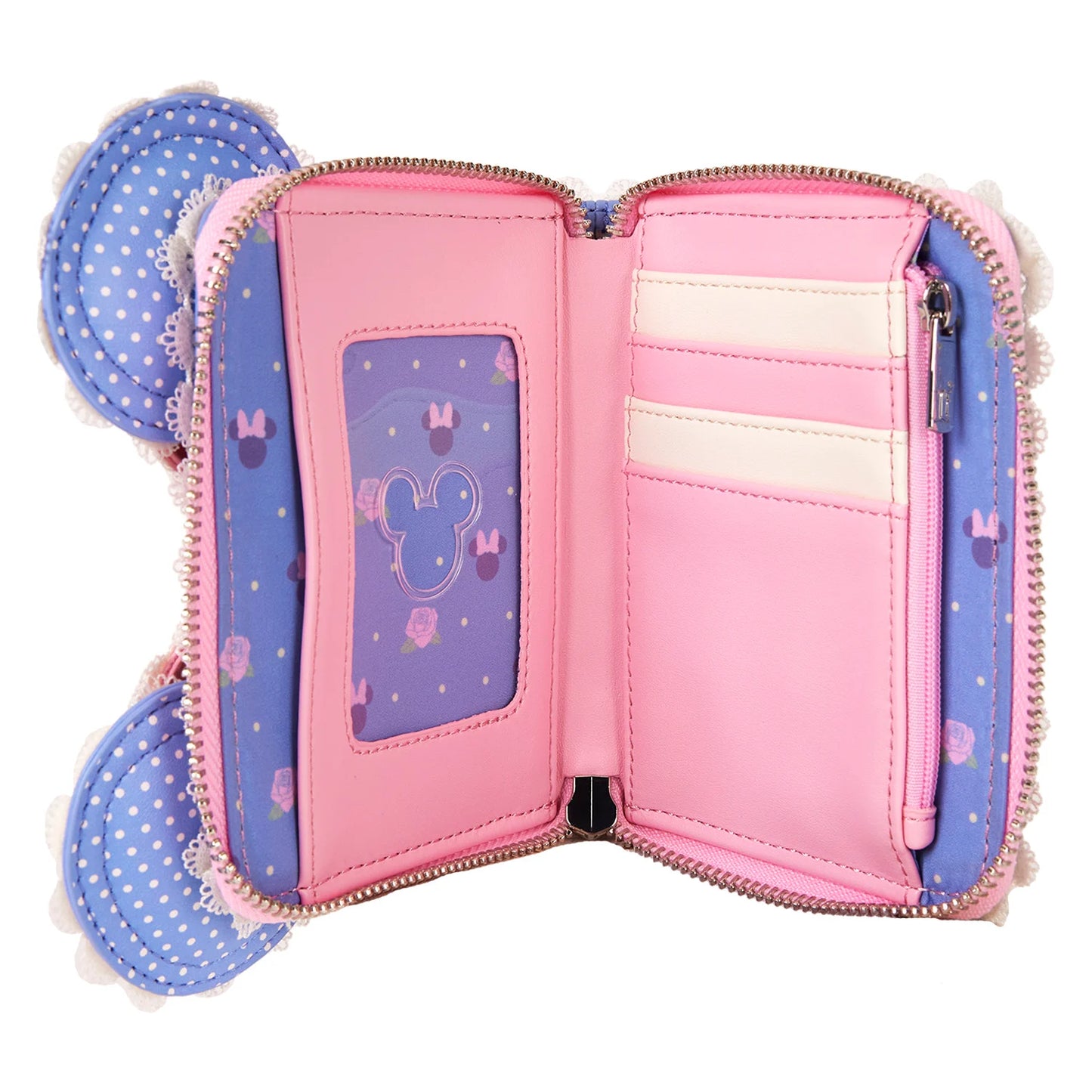 DISNEY - Minnie "Floral and Lace Ears" - Portefeuille LoungeFly