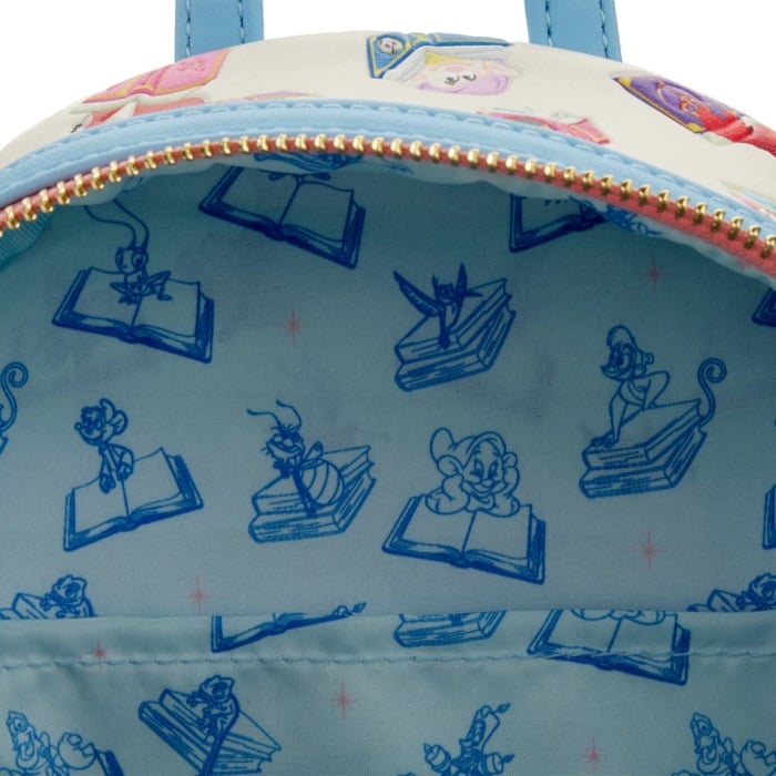 DISNEY - Princess Books - Sac à dos LoungeFly '23x25x11cm'