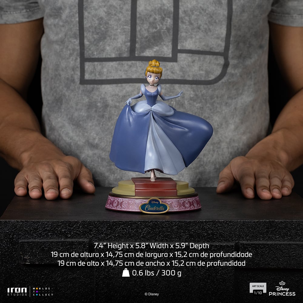 DISNEY'S PRINCESS - Cendrillon - Statuette Anime Princess 19cm