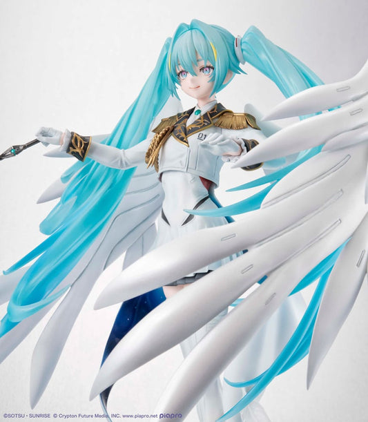 GUNDAM X HATSUNE MIKU - Lucra Miku x Wing Gundam Zero - Statuette 27cm