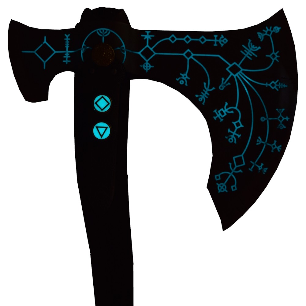 HACHE ORNEMENTALE DE KRATOS GOD OF WAR