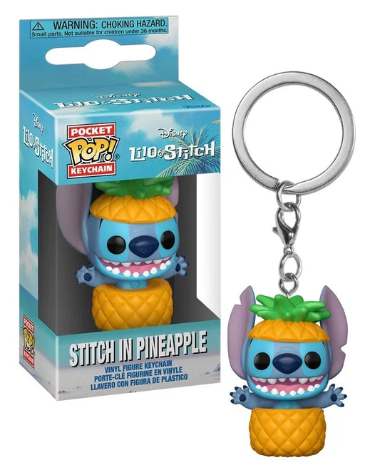 LILO & STITCH - Pocket Pop Keychains - Stitch dans un ananas