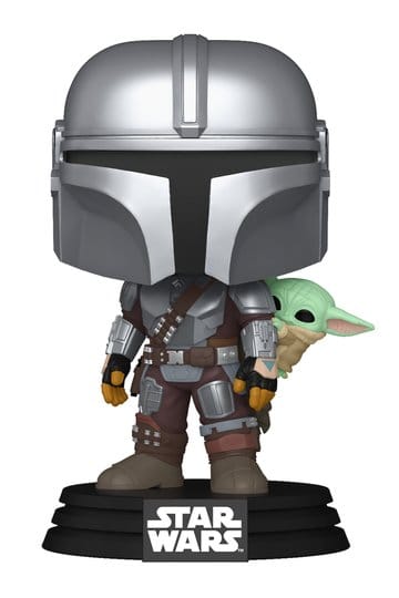 MANDALORIAN & GROGU - POP Star Wars N° 818 - Mandalorian Avec Grogu