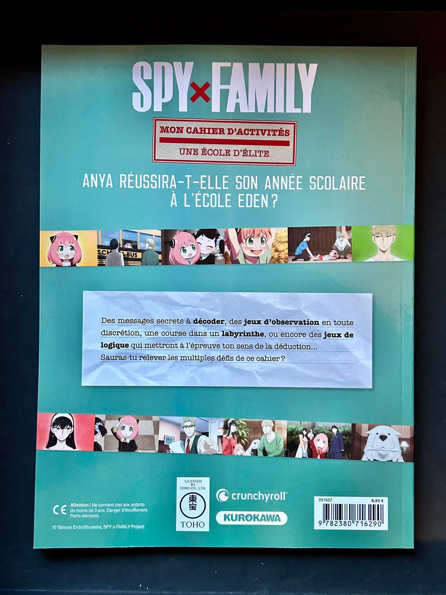 MON CAHIER D'ACTIVITES SPY X FAMILY - UNE ECOLE D'ELITE