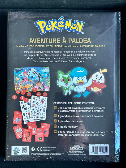 POKEMON MON LIVRE COLLECTOR UNE AVENTURE A PALDEA