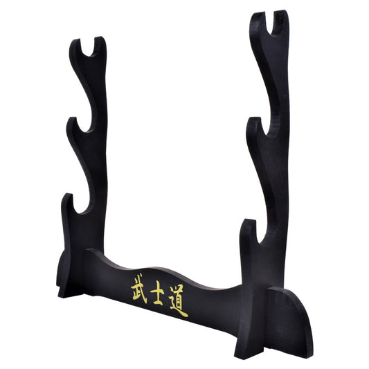 SUPPORT DE TABLE EN BOIS POUR 3 KATANAS