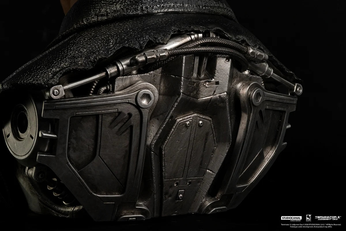TERMINATOR 2 - T-800 Model 101 Endommangé - Masque Scale Art 1/1 47cm