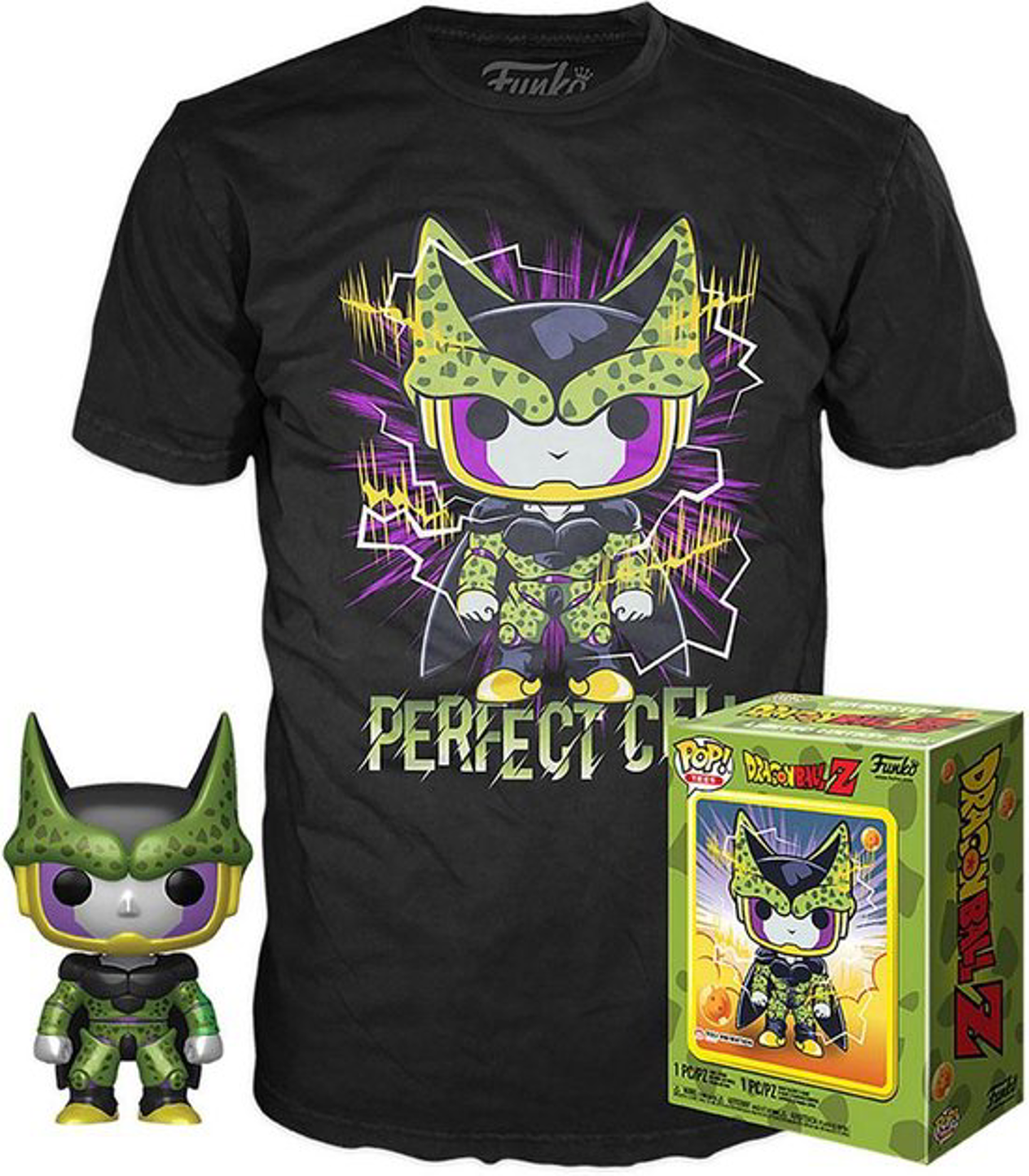Funko Pop! & Tee: Dragon Ball Z: Perfect Cell - Size M
