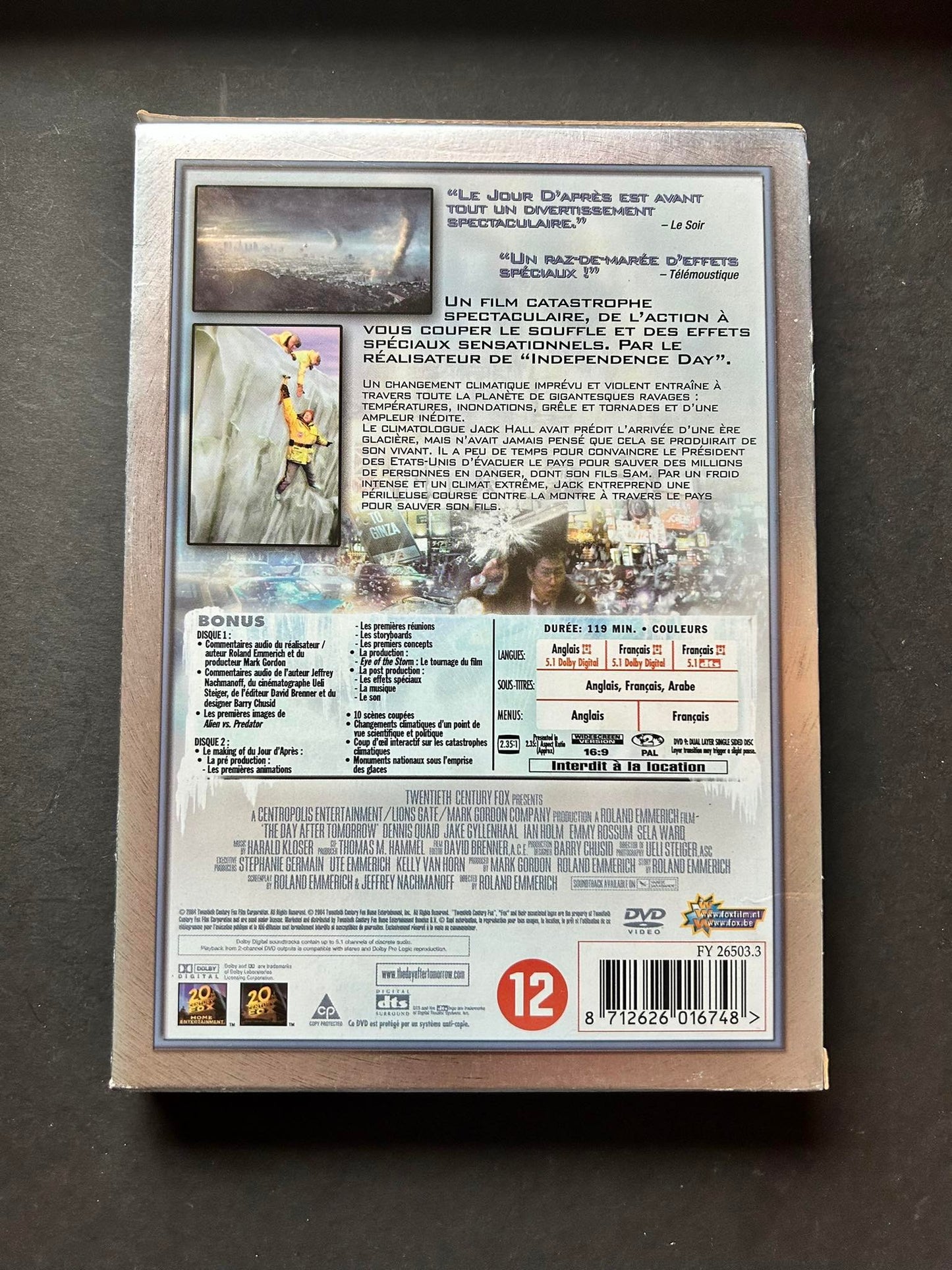 DvD Le Jour d'après - Édition Collector 2 DVD