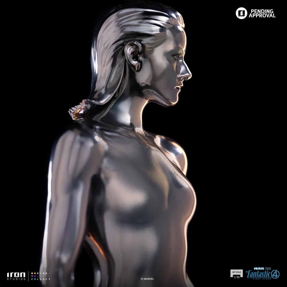 4 FANTASTIQUES 2025 - Surfer d'Argent -Statuette Art Scale 1/10 26.5cm