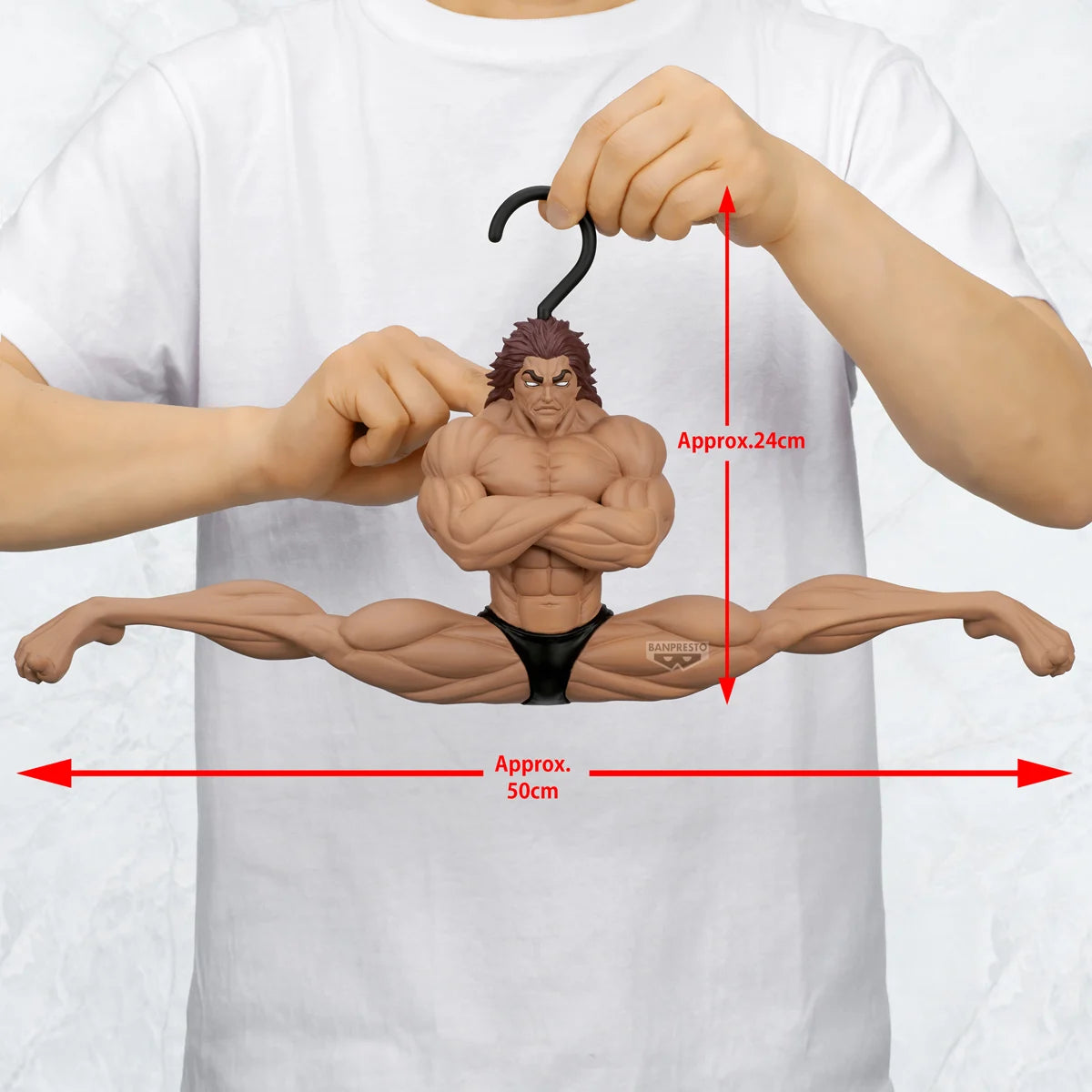 BAKI - Yujiro Hanma - Figurine Cintre Grandista x Figure Life 24cm