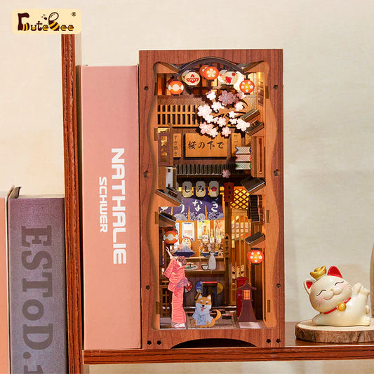 BOOK NOOK KIT - DIY - Sous l'Arbre de Sakura - 214pc + Eclairage LED