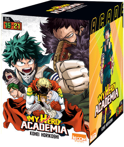 COFFRET INTEGRALE MY HERO ACADEMIA VOL. 15 A 21