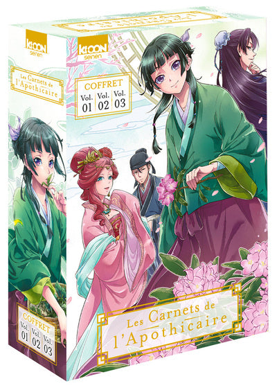 COFFRET LES CARNETS DE L'APOTHICAIRE VOL. 1 A 3 2026 PRECO > 05/10