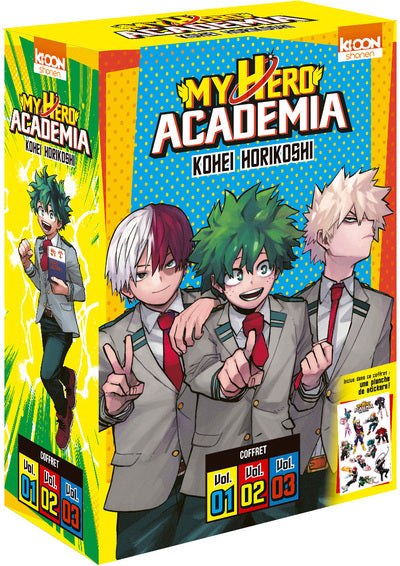 COFFRET MY HERO ACADEMIA VOL. 1 A 3