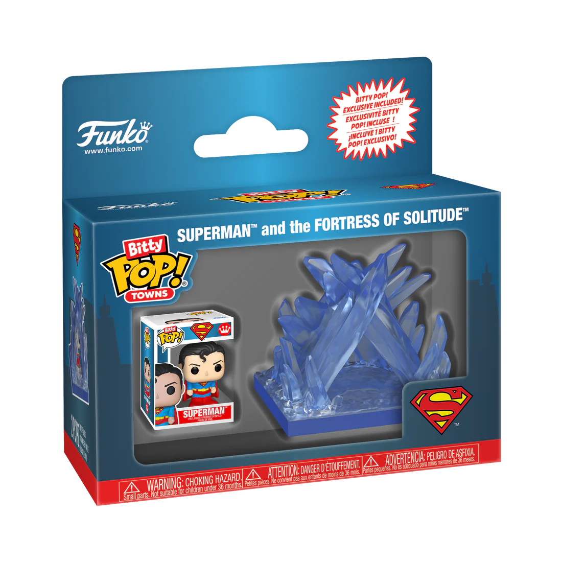 DC - Bitty Pop Town - Superman and the Fortress of Solitude