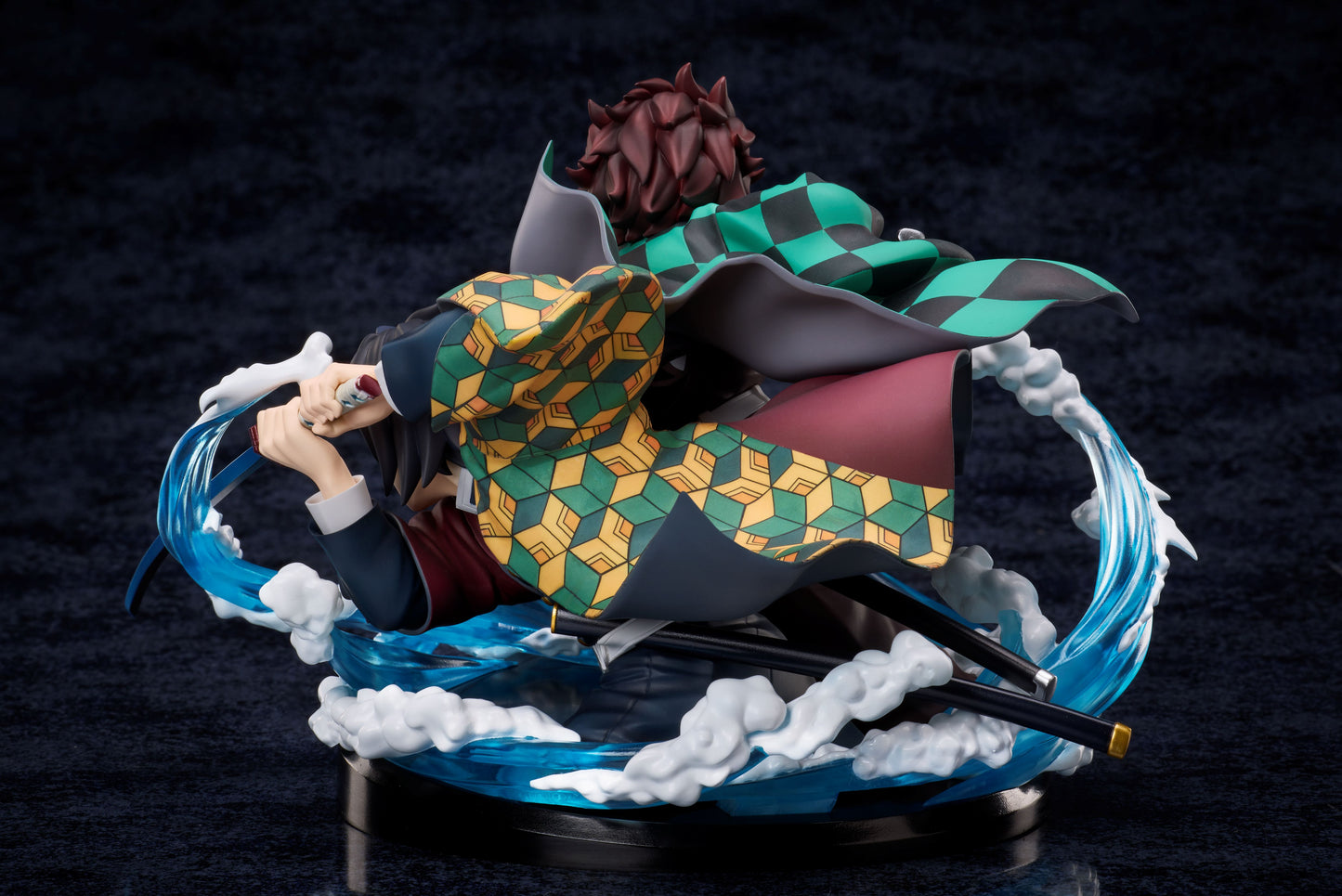DEMON SLAYER - Tanjiro & Giyuu - Statuette 13cm