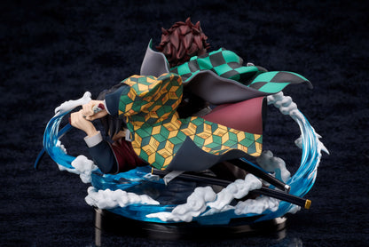 DEMON SLAYER - Tanjiro & Giyuu - Statuette 13cm