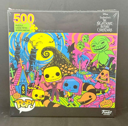 DISNEY - L'Etrange Noël de Monsieur Jack "Blacklight" - POP Puzzles 500 Pcs