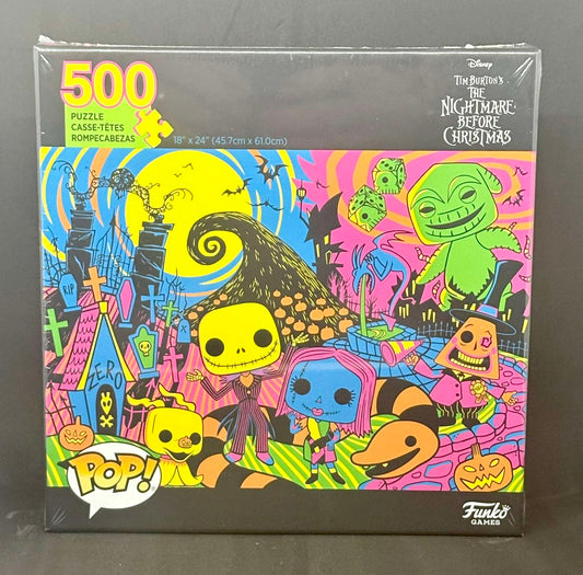 DISNEY - L'Etrange Noël de Monsieur Jack "Blacklight" - POP Puzzles 500 Pcs