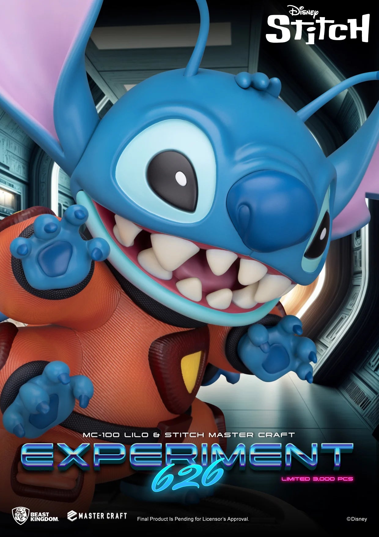 DISNEY - Stitch Experiment 626 - Statuette Master Craft 39 cm