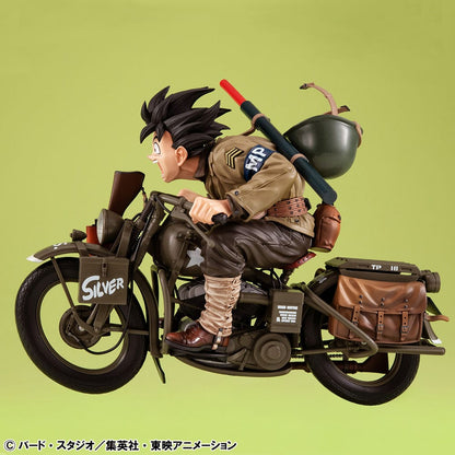 DRAGON BALL Z - Son Goku & Moto - Statuette Desktop Real McCoy 18cm