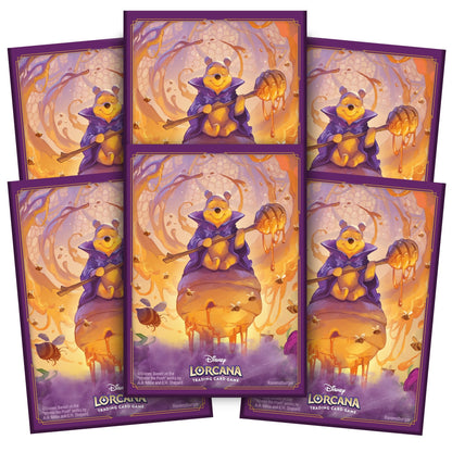 Disney Lorcana JCC  La Mer Azurite - Pack de 65 Protèges-cartes Winnie l'Ourson