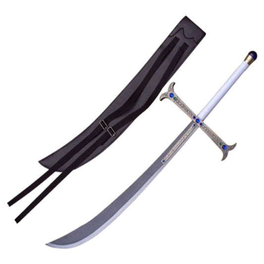 ÉPÉE FANTAISIE ORNEMENTALE INSPIRÉ DE "HAWK EYES" DRACULE MIHAWK'S YORU SWORD ANIME SERIES ONE PIECE