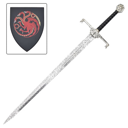 ÉPÉE FANTASTIQUE ORNEMENTALE DE TARGARYEN BLACKFYRE (AEGON I, VISERYS ET AEGON II) HOUSE OF THE DRAGON