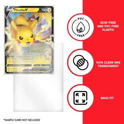 EVORETRO - Pack 200 Pochettes adaptées aux cartes Pokemon / Lorcana / MTG