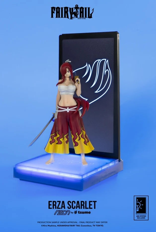 FAIRY TAIL - Erza Scarlet - Figurine Neon by Tsume 25cm