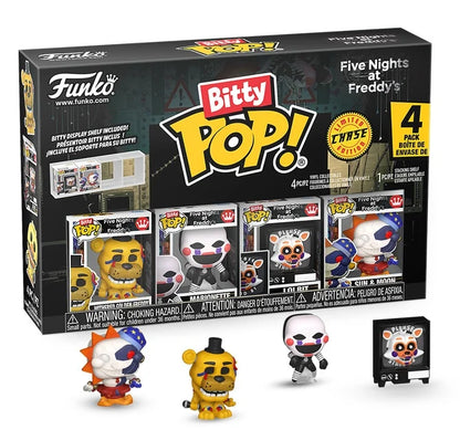 FIVE NIGHTS AT FREDDY'S - Bitty Pop 4 Pack 2.5cm - Springtrap