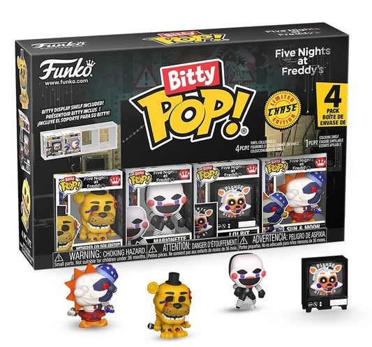 FIVE NIGHTS AT FREDDY'S - Bitty Pop 4 Pack 2.5cm - Springtrap