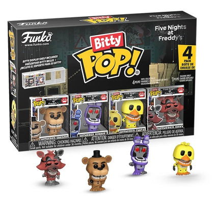 FIVE NIGHTS AT FREDDY'S - Bitty Pop 4 Pack 2.5cm - Withered