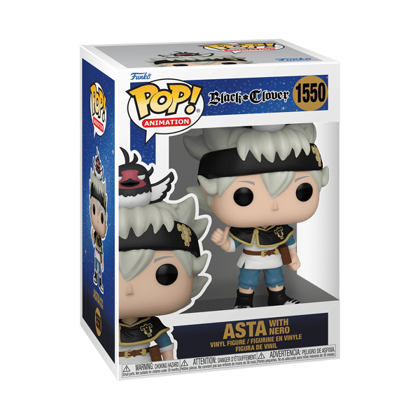 FUNKO POP! ANIMATION: BLACK CLOVER - ASTA WITH NERO