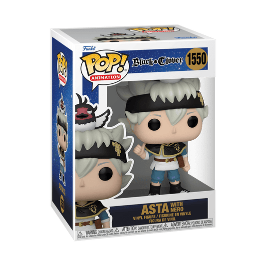 FUNKO POP! ANIMATION: BLACK CLOVER - ASTA WITH NERO