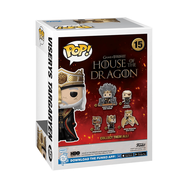 FUNKO POP! TV: HOUSE OF THE DRAGON - VISERYS TARGARYEN (MASKED)