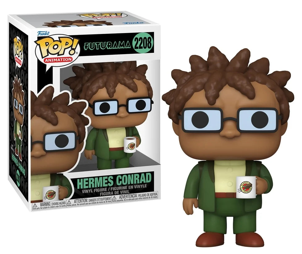 FUTURAMA - POP Animation N° 2208 - Hermes Conrad avec Mug