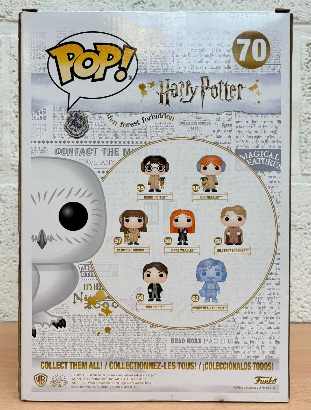 Figurine Pop Harry Potter #70 Hedwige - 25 cm