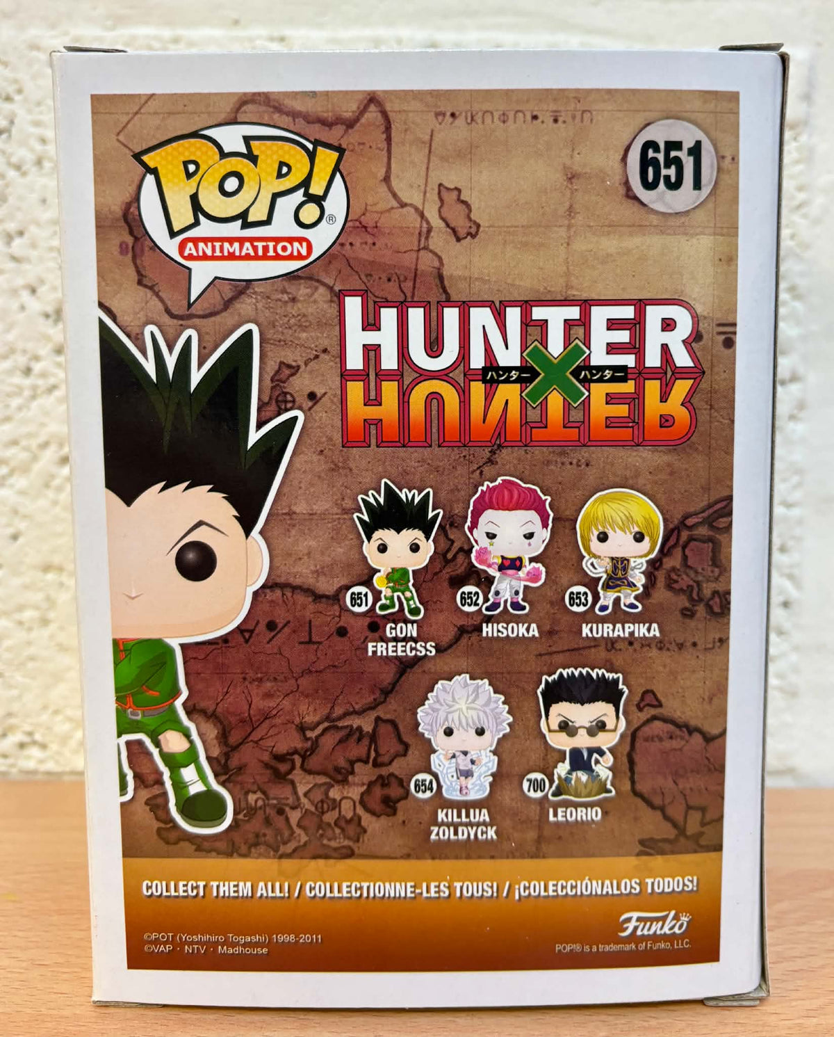 Figurine Pop Hunter × Hunter #651 Gon Freecss