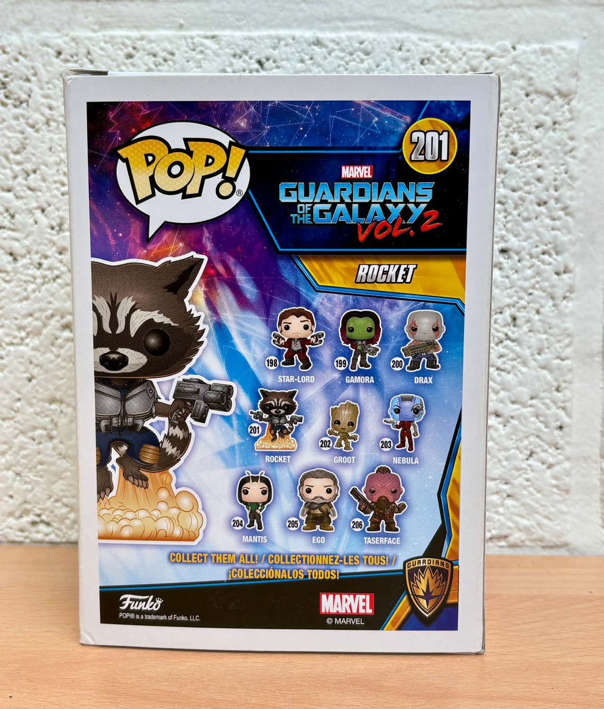 Figurine Pop Les Gardiens de la Galaxie 2 [Marvel] #201 Rocket Raccoon