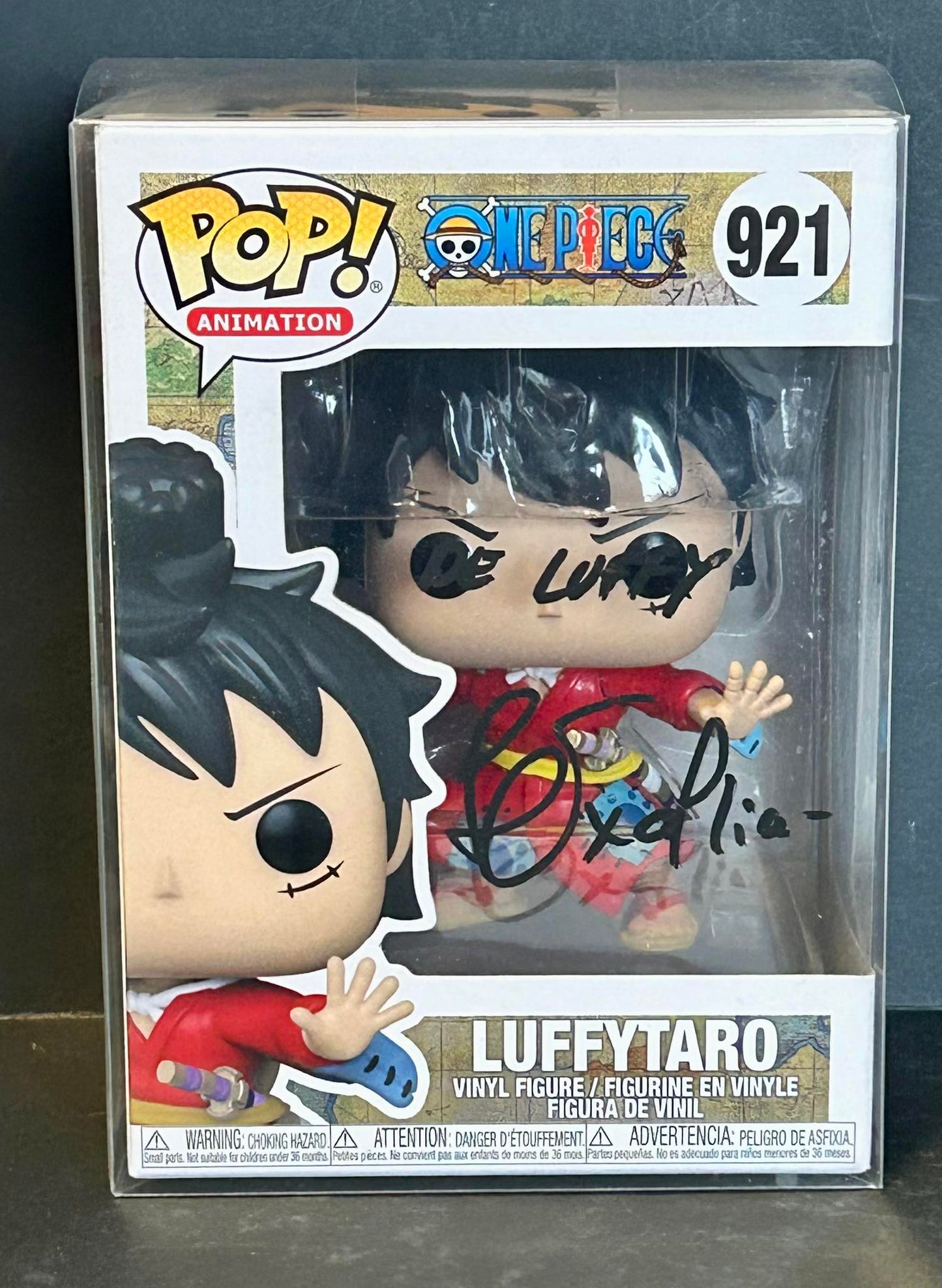 One Piece Pop Figure #921 Luffytaro autographed by Stéphane Excoffier