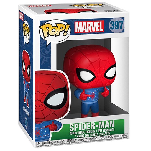Funko Pop! Marvel Holiday Spider-Man (with Ugly Sweater)