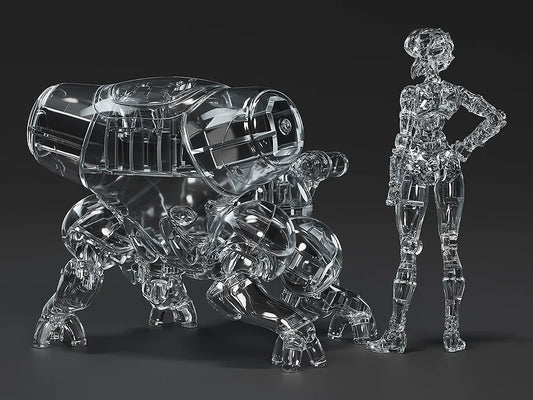 GHOST IN THE SHELL - Kusanagi & Fuchikoma "B" - Model Kit PLAMAX 8cm