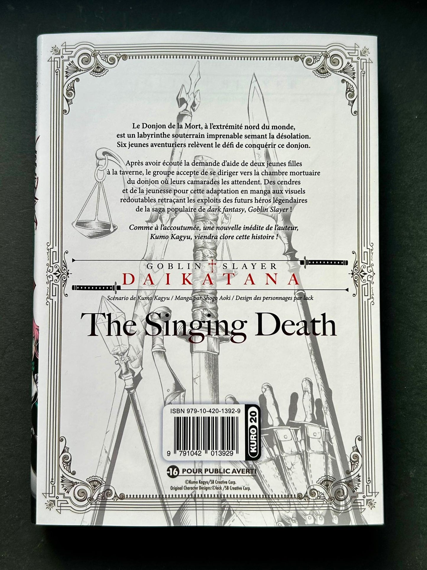 GOBLIN SLAYER DAIKATANA - TOME 3