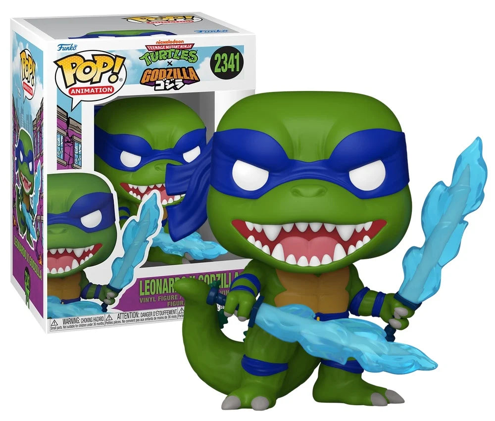 GODZILLA X TURTLES - POP Animation N° 2341 - Leonardo X Godzilla